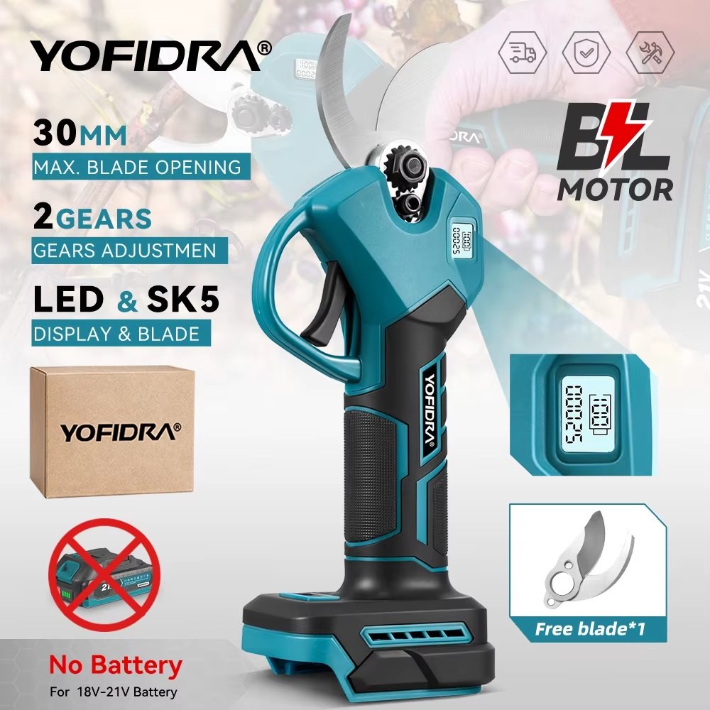 YOFIDRA 30 مللي متر فرش المقلم الكهربائي