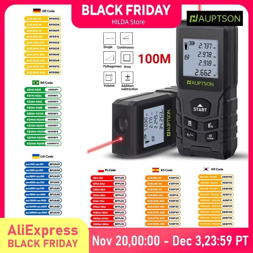 مقياس مسافات Rangefinder الليزر الشريط المدى مكتشف